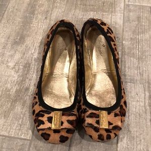Kate spade calf hair flats